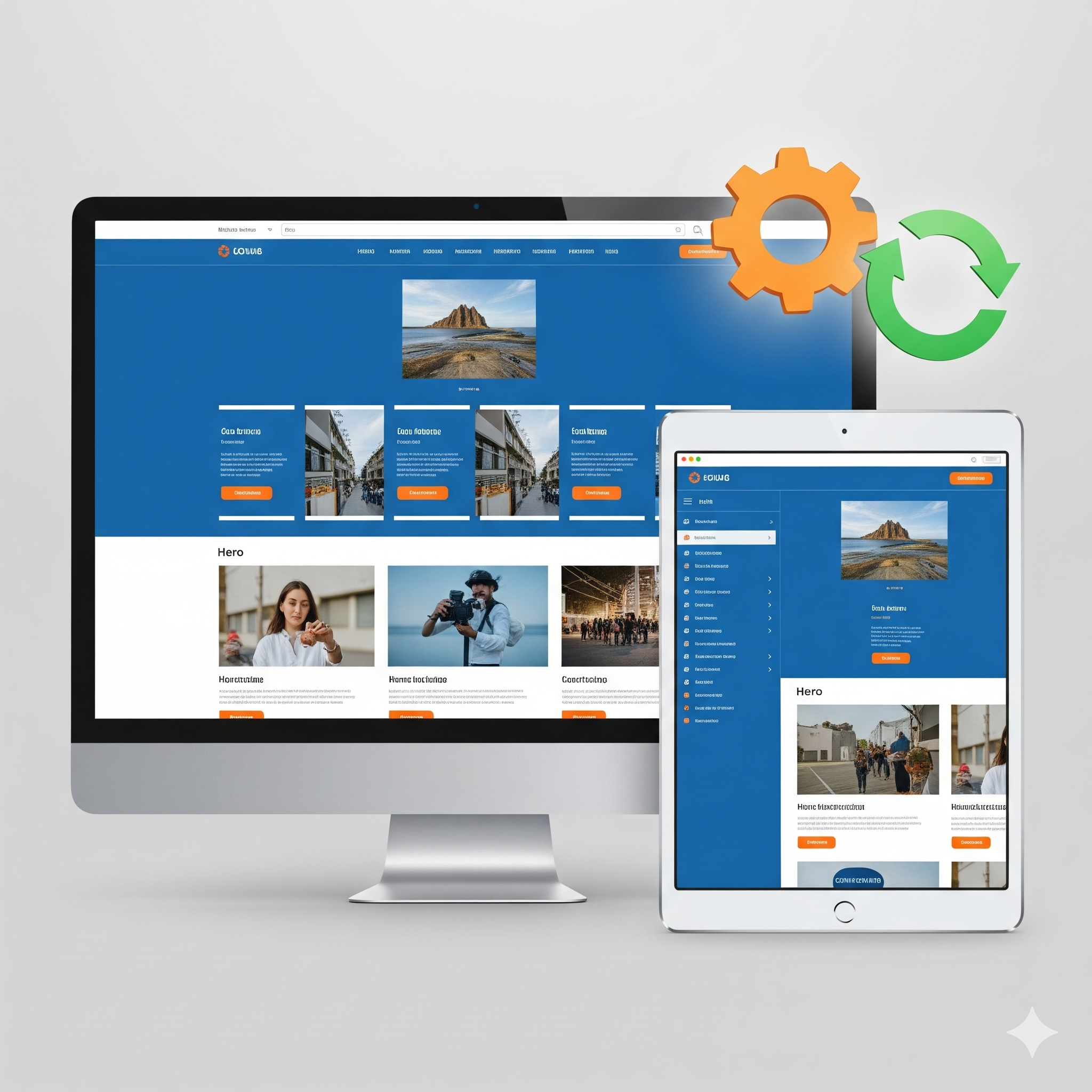 Webseiten Wartung und Content-Pflege